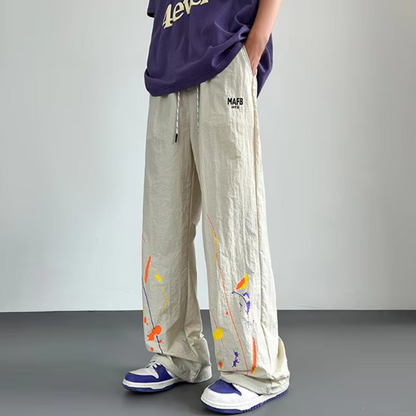 Ink Splash Casual Pants