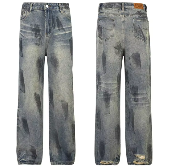 Black Mark Street Jeans