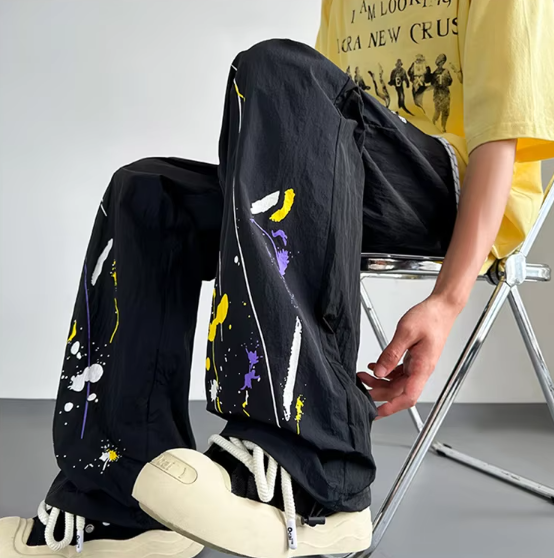 Ink Splash Casual Pants