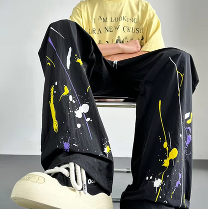 Ink Splash Casual Pants