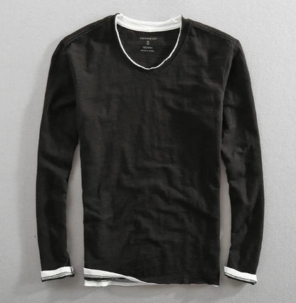 Luxe Cotton Long Sleeve Shirt