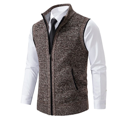 Classic Zip Knit Vest