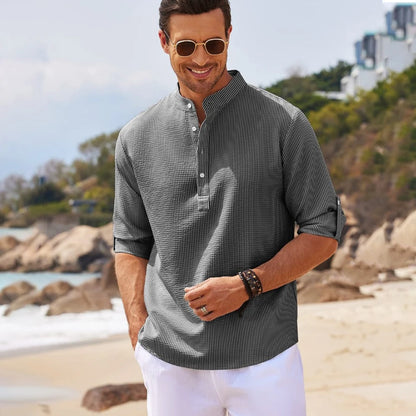 Versa Luxe Roll Up Long Sleeve Shirt