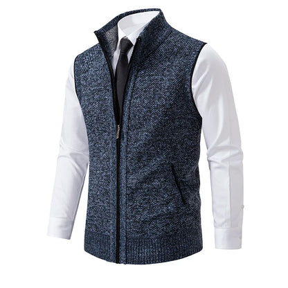 Classic Zip Knit Vest