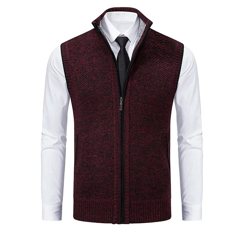 Classic Zip Knit Vest