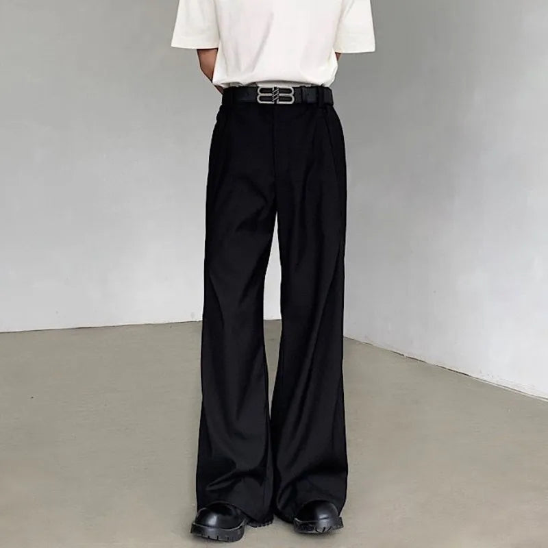 Black Comfort Fit Trousers