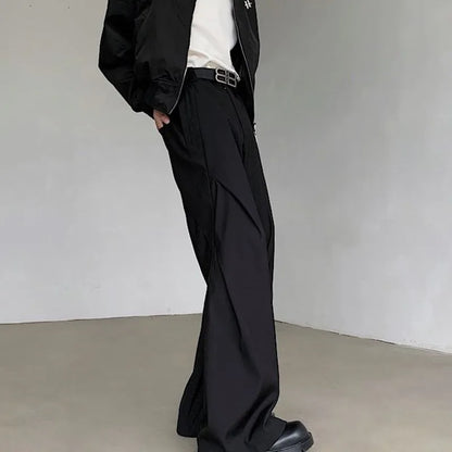 Black Comfort Fit Trousers