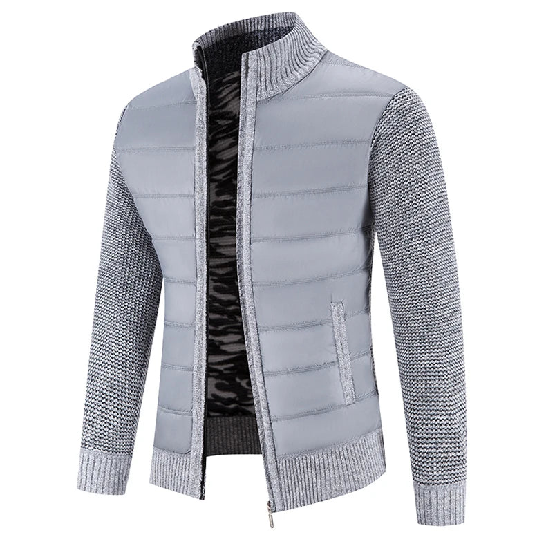 Hybrid Knit Puffer Jacket