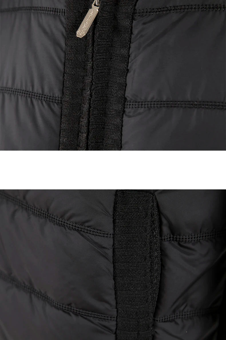 Hybrid Knit Puffer Jacket