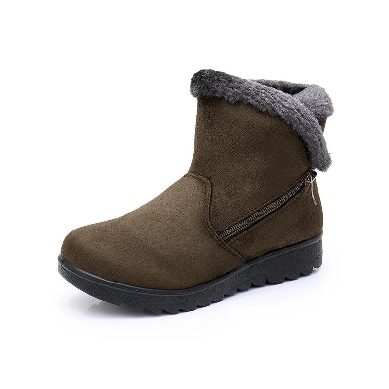 Plush Lined Women Snow Boots