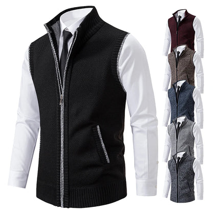 Classic Zip Knit Vest