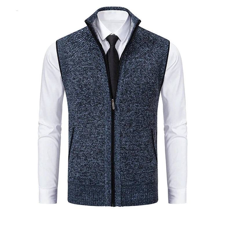 Classic Zip Knit Vest