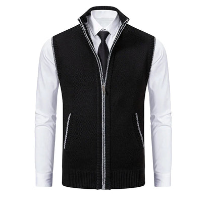 Classic Zip Knit Vest