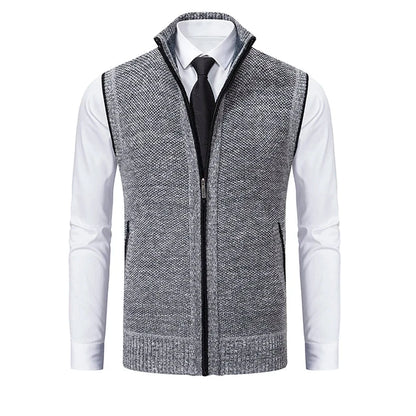 Classic Zip Knit Vest