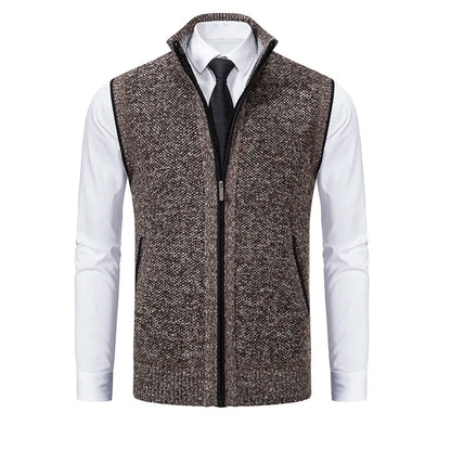 Classic Zip Knit Vest