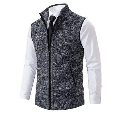 Classic Zip Knit Vest