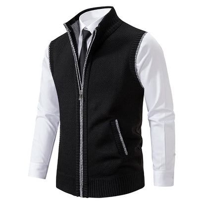 Classic Zip Knit Vest