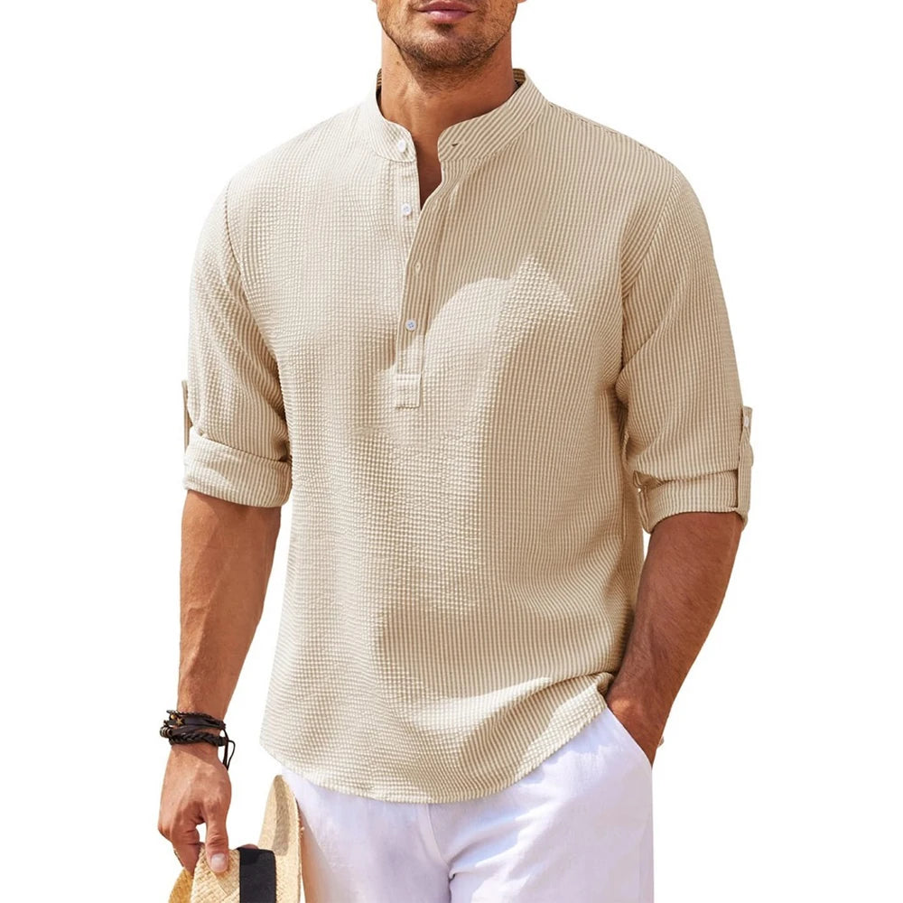 Versa Luxe Roll Up Long Sleeve Shirt