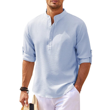 Versa Luxe Roll Up Long Sleeve Shirt